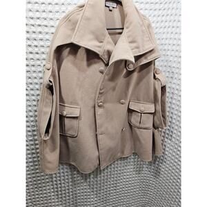 Poncho Coat size L heavy and warm